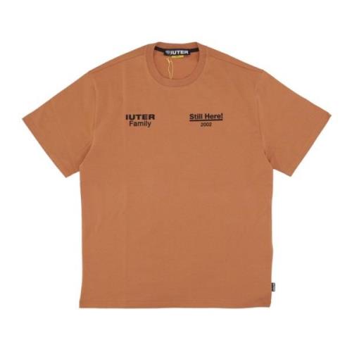 Iuter Cookie Herr Tee Kortärmad T-shirt Brown, Herr