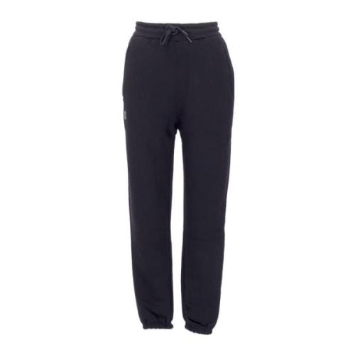 Dolly Noire Svarta Fleece Sweatpants Elastisk Midja Black, Herr