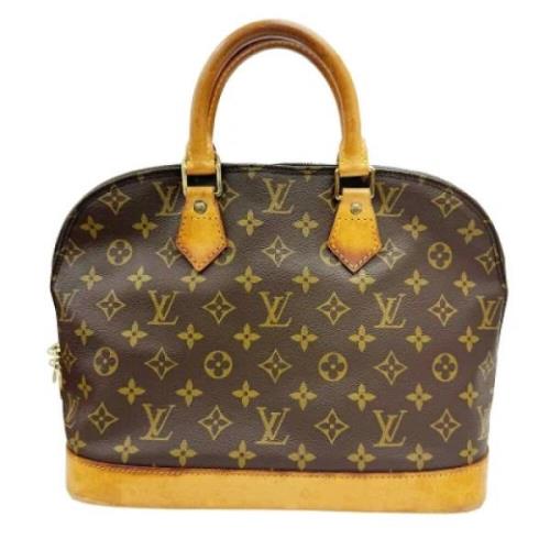 Louis Vuitton Vintage Pre-owned Canvas handvskor Brown, Dam