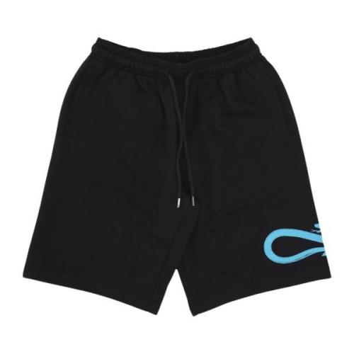 Propaganda Svart Logo Sweatshorts Black, Herr