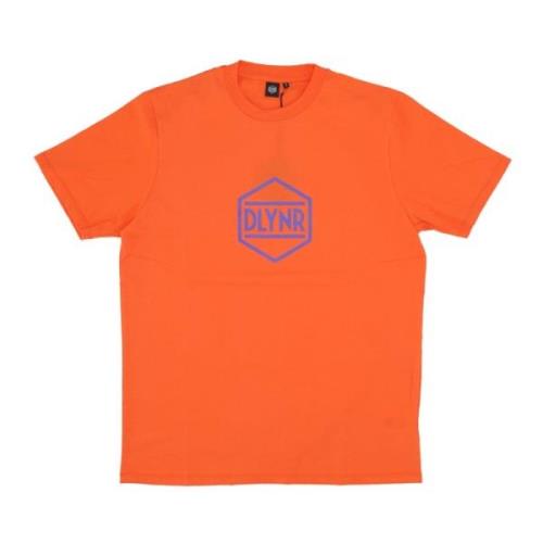 Dolly Noire Klassiskt Logo Tee Orange T-shirt Orange, Herr