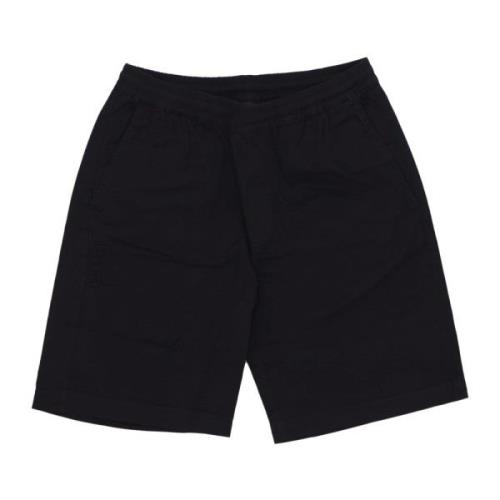 Iuter Svarta Jogger Shorts med Fickor Black, Herr