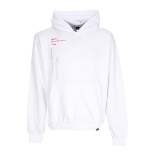 Dolly Noire Miyamoto Musashi Lättvikts Hoodie Vit White, Herr