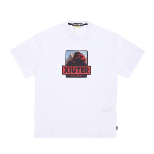 Iuter Mäns Logo Tee Vit Kortärmad T-shirt White, Herr