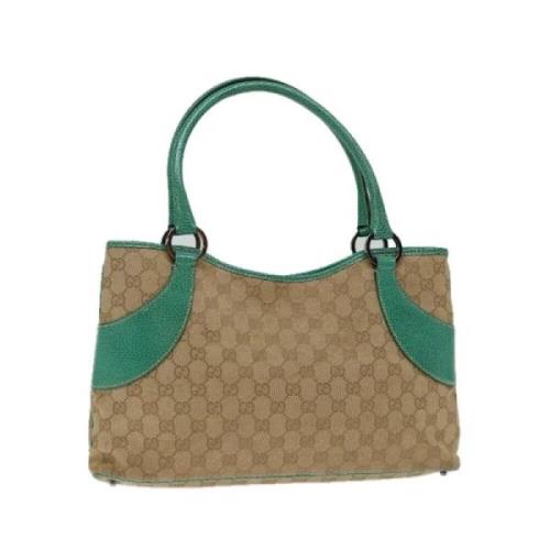 Gucci Vintage Pre-owned Canvas gucci-vskor Beige, Dam