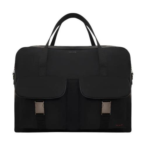 Kiton Lyxig Duffleväska Black, Herr