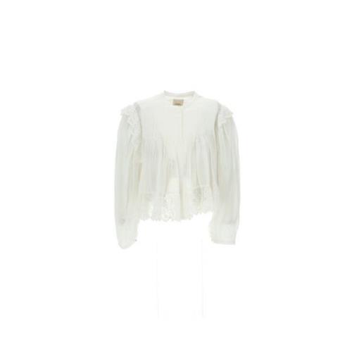 Isabel Marant Mikia-Ga 34 W FR Stilfull Modell White, Dam