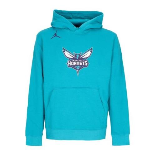 Jordan Charlotte Hornets Club Hoodie Teal Blue, Herr