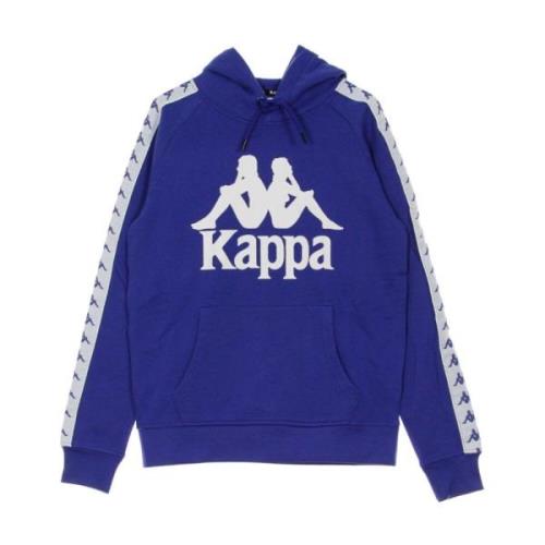 Kappa Blå/Vit Hoodie för Män Blue, Herr