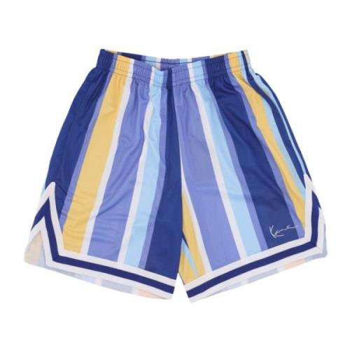 Karl Kani Randig Mesh Basketboll Shorts Marinblå/Lila/Gul Multicolor, ...