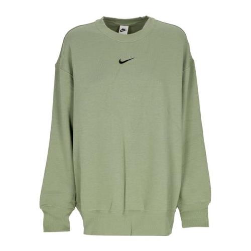 Nike Phoenix Fleece Crewneck Sweatshirt Oil Green Green, Dam