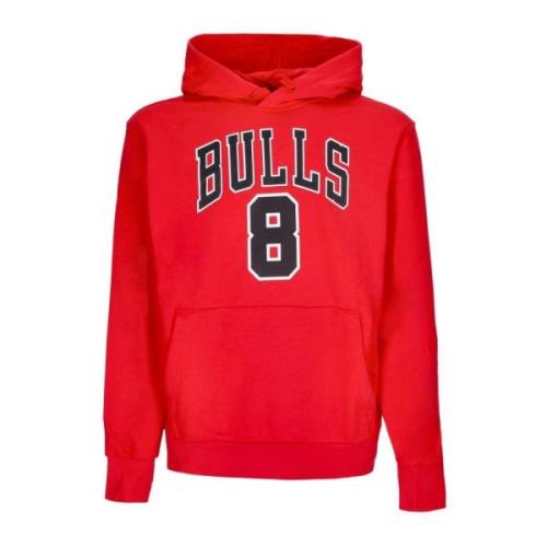 Nike Chicago Bulls Hoodie Zach Lavine Red, Herr