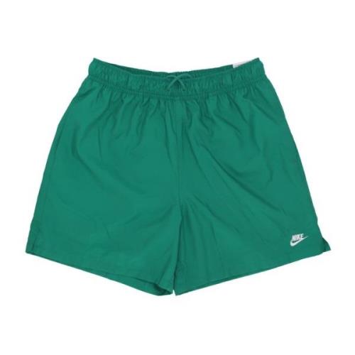 Nike Malakit/Vit Badshorts med Fickor Green, Herr