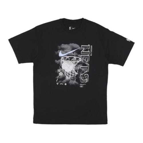 Nike Brooklyn Nets Courtside Tee Svart Black, Herr