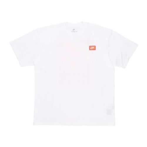 Nike Sportkläder Max90 Tee Vit Crew Neck White, Herr