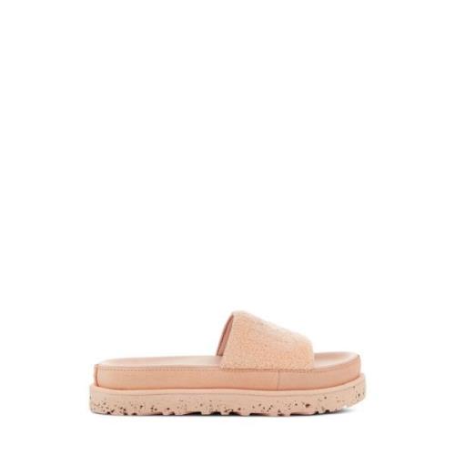 UGG Stiliga Laton Vinterstövlar Beige, Dam