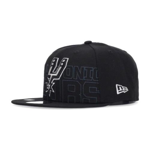 New Era NBA Draft Flat Brim Cap Black, Unisex