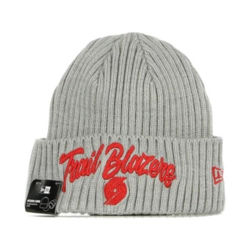 New Era Portland Trail Blazers Stickad Mössa Gray, Unisex