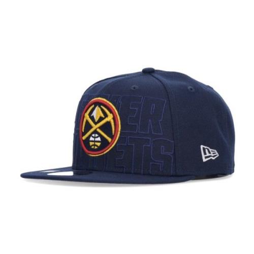 New Era Denver Nuggets Platt Skärm Snapback Keps Blue, Unisex