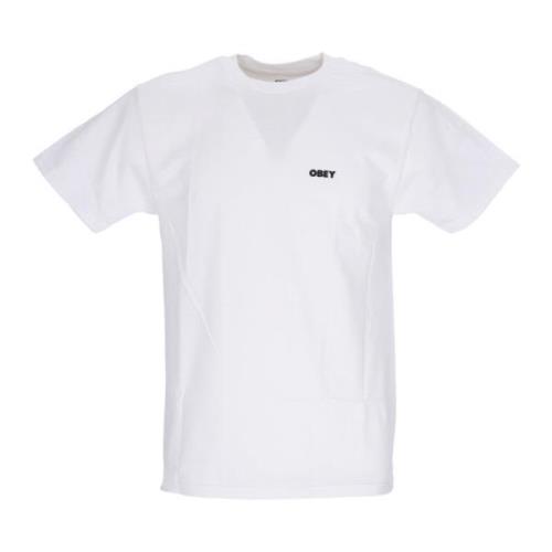 Obey Klassisk Vit Herr T-shirt White, Herr