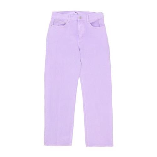 Obey Avslappnad passform denim arbetsbyxor Purple, Herr