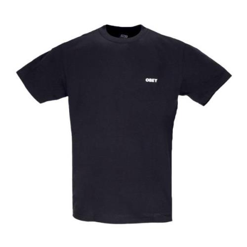 Obey Klassisk Svart Herr T-shirt Black, Herr