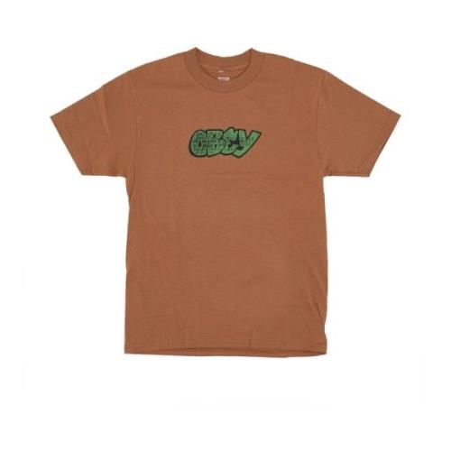 Obey Klassisk City Watch Dog Tee Brun Brown, Herr