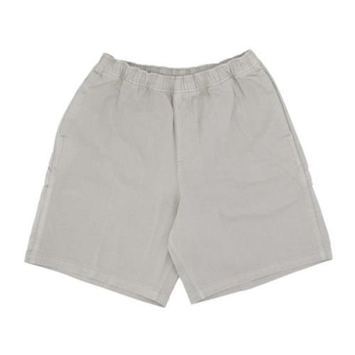 Obey Denim Carpenter Shorts Silvergrå Gray, Herr