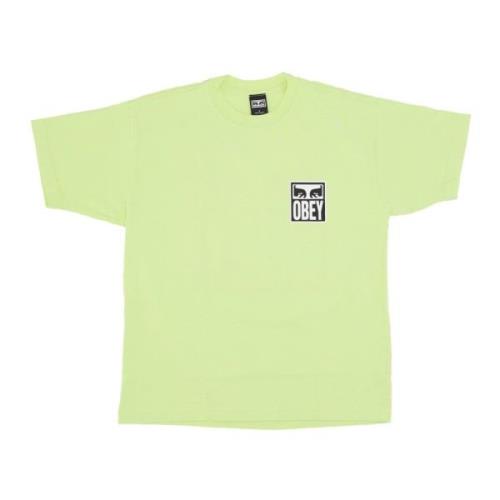 Obey Ikonisk Celery Juice Herr T-shirt Green, Herr