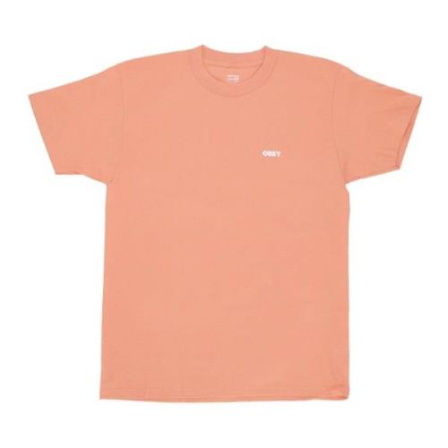 Obey Klassisk Citrus Herr T-shirt Pink, Herr