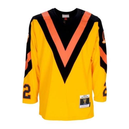 Mitchell & Ness Vintage NHL Hockey Jacka Vancouver Canucks Yellow, Her...