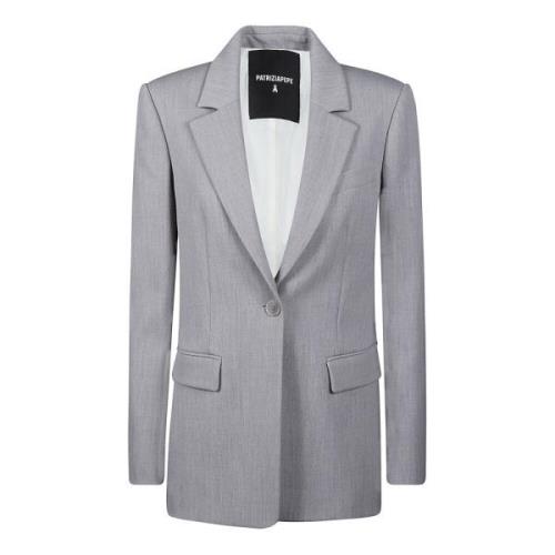 Patrizia Pepe Elegant Blazer för Kvinnor Gray, Dam