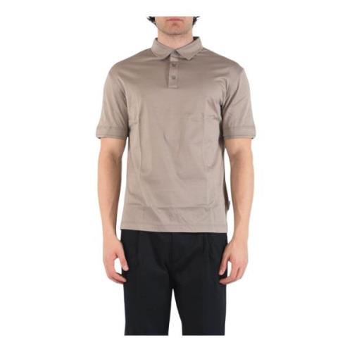 Paolo Pecora Polo Shirts Gray, Herr