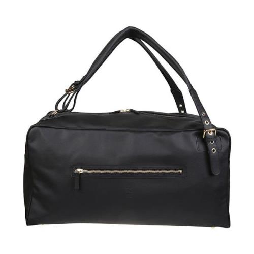 Eleventy Cervo Läder Ryggsäck Black, Unisex