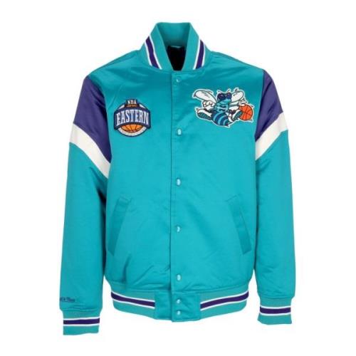 Mitchell & Ness Charlotte Hornets Bomberjacka NBA Lagfärger Blue, Dam