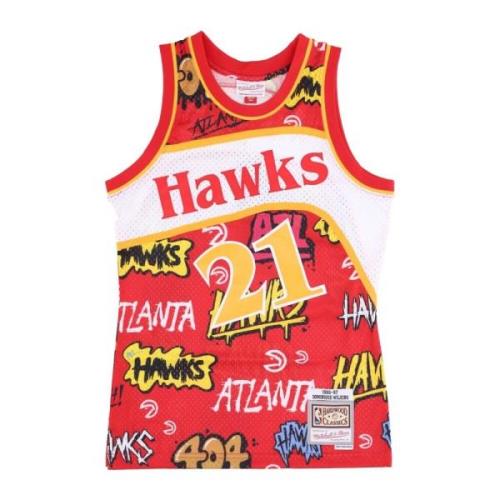 Mitchell & Ness NBA Swingman Jersey Dominique Wilkins 1986-87 Red, Her...