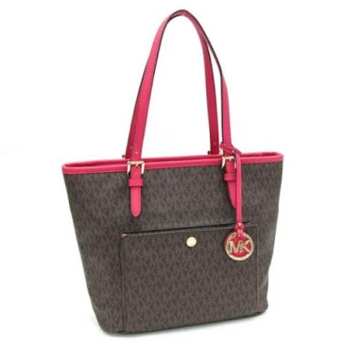 Michael Kors Pre-owned Pre-owned Plast totevskor Brown, Dam