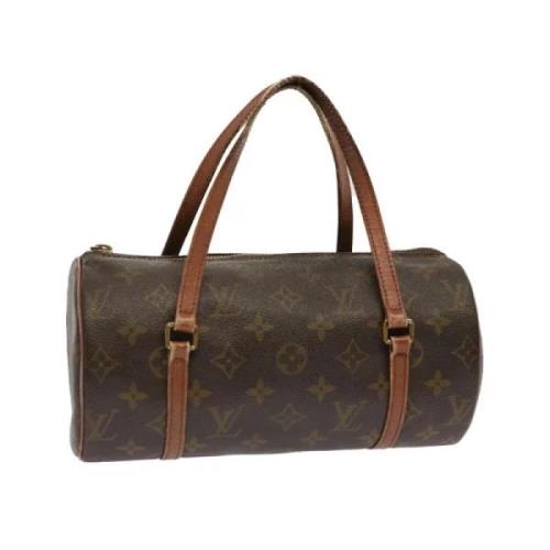 Louis Vuitton Vintage Pre-owned Canvas handvskor Brown, Dam