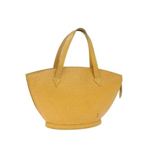 Louis Vuitton Vintage Pre-owned Laeder handvskor Yellow, Dam