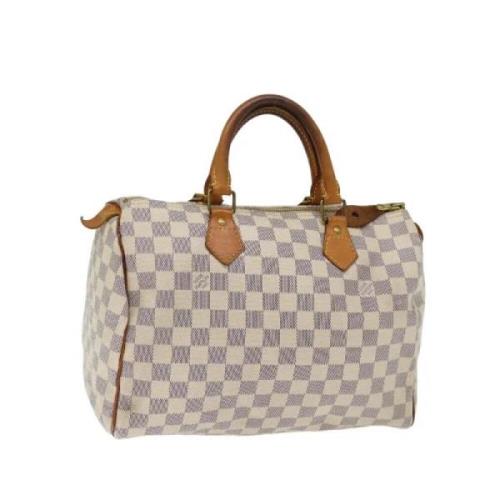 Louis Vuitton Vintage Pre-owned Canvas handvskor Beige, Dam