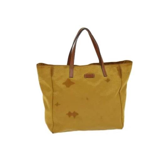 Gucci Vintage Pre-owned Canvas gucci-vskor Yellow, Dam