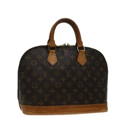 Louis Vuitton Vintage Pre-owned Canvas handvskor Brown, Dam