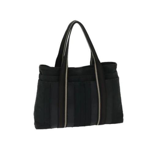 Hermès Vintage Pre-owned Bomull totevskor Black, Dam