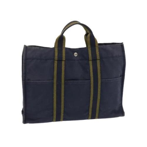 Hermès Vintage Pre-owned Bomull handvskor Blue, Dam