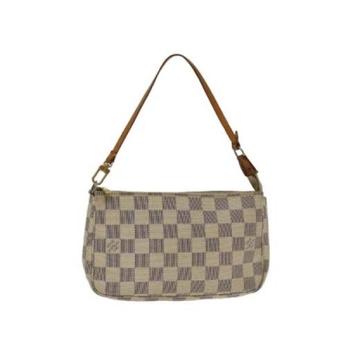 Louis Vuitton Vintage Pre-owned Canvas louis-vuitton-vskor Beige, Dam