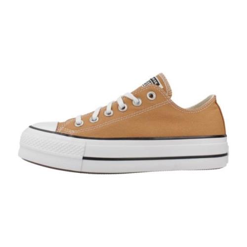 Converse Höjda Chuck Taylor Sneakers Brown, Dam