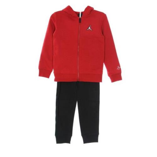 Jordan Barn Fleece Tracksuit Set Red, Herr