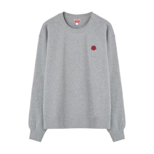 Kenzo Grå tröja med broderad logotyp Gray, Herr