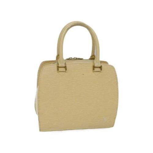 Louis Vuitton Vintage Pre-owned Laeder handvskor Beige, Dam