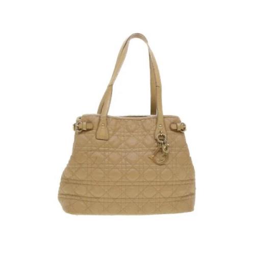 Dior Vintage Pre-owned Canvas dior-vskor Beige, Dam